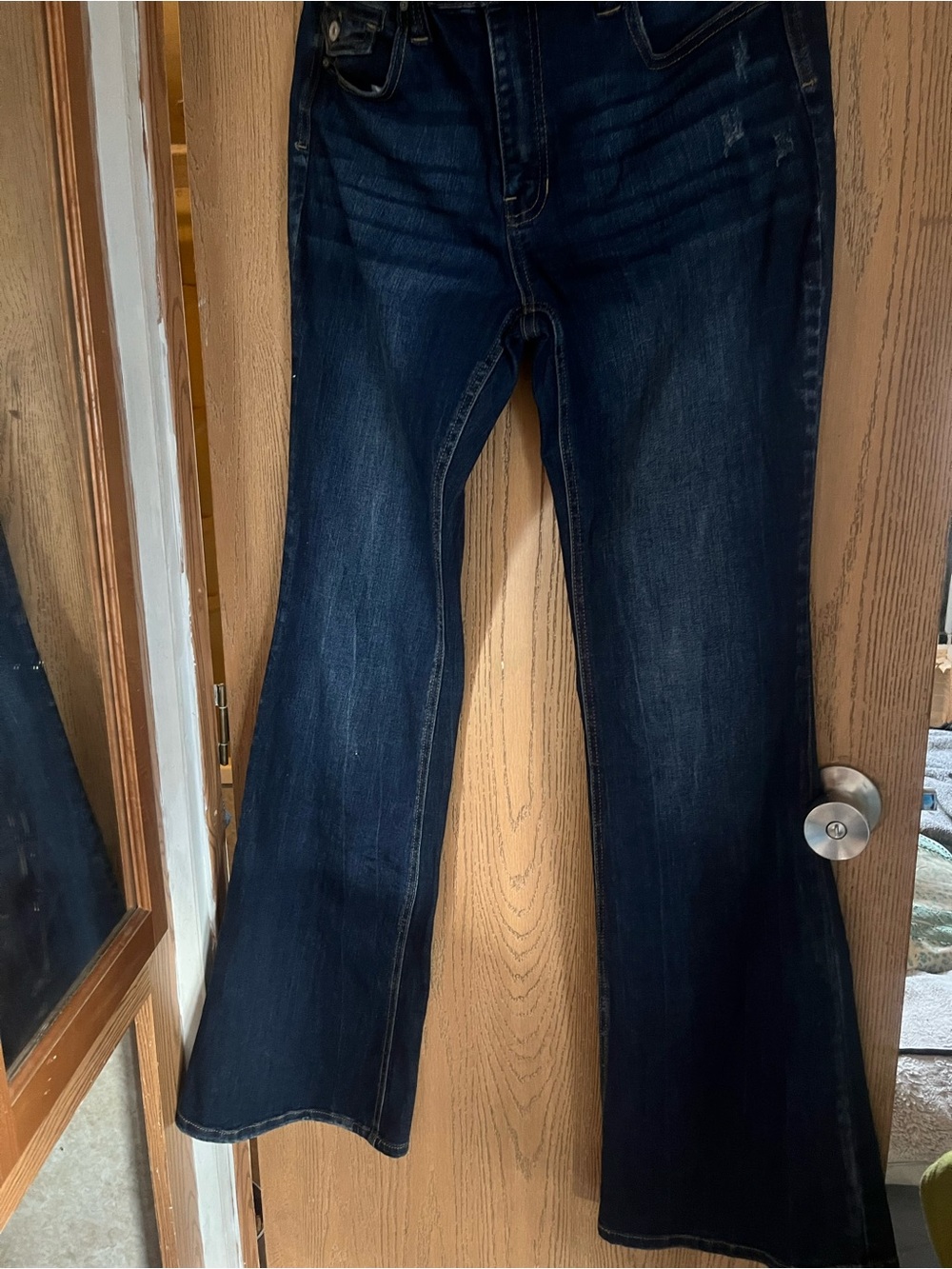 KanCan Women’s Dark Wash Flare Jeans